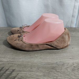 Sam Edelman Light Brown Leather Ballet Flats Woman's Size 10.5